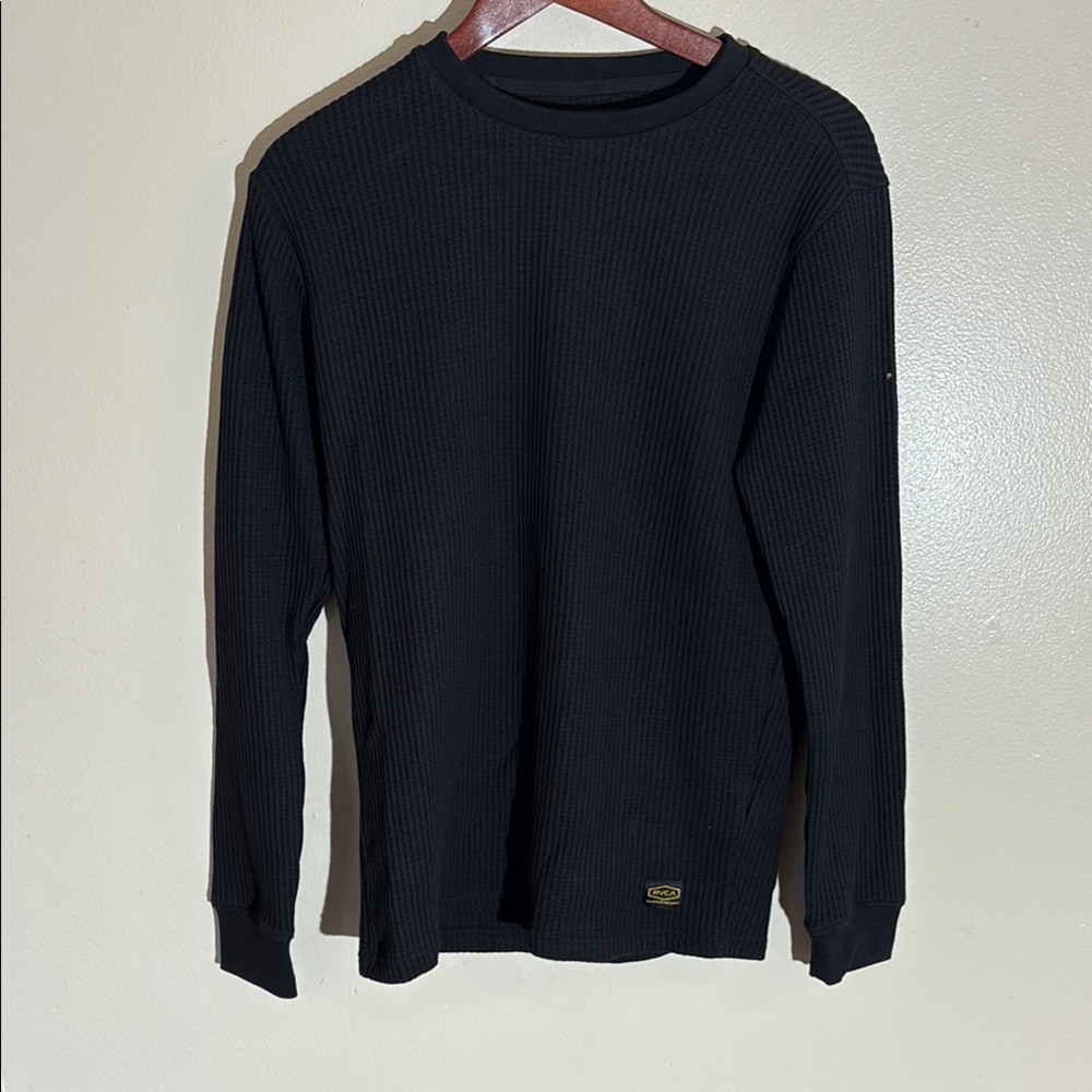 Black Long Sleeve Thermal Shirt